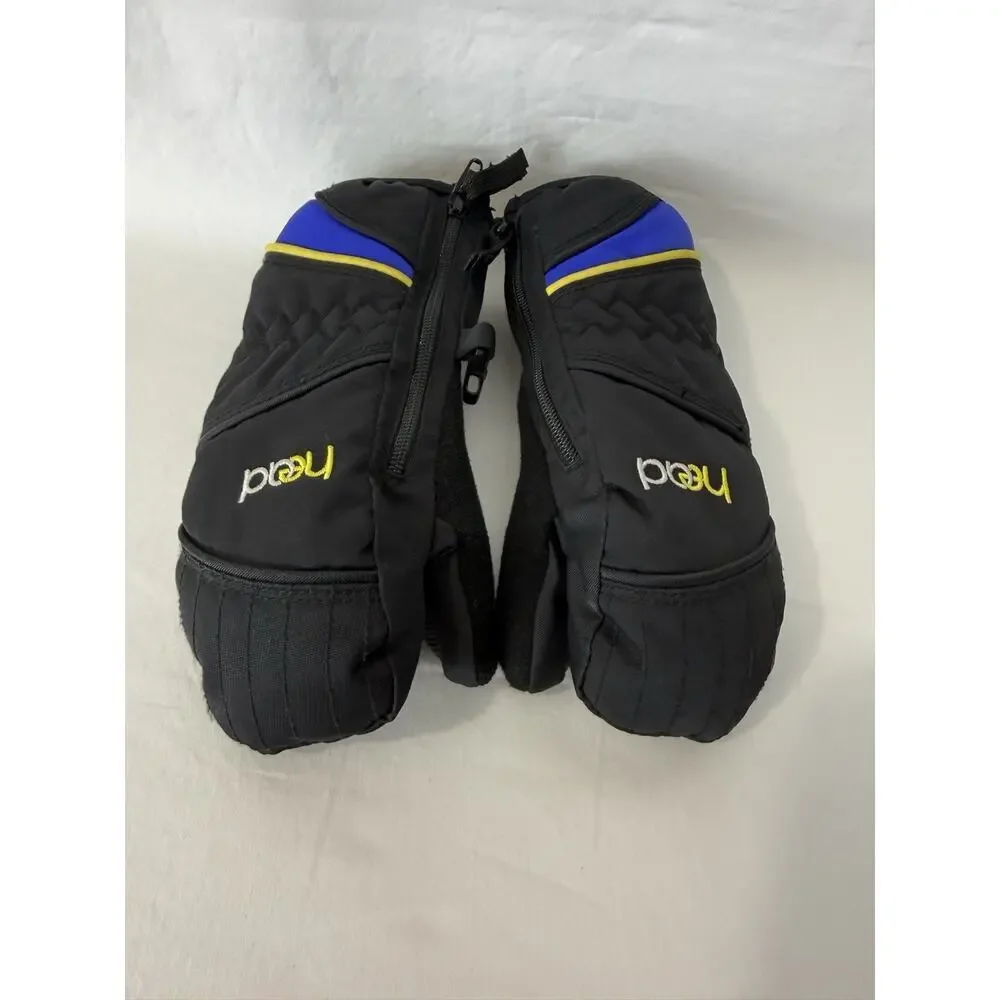 HEAD Toddler Mittens Black/Blue Size XXS – Excellent Pre-Owned Condition